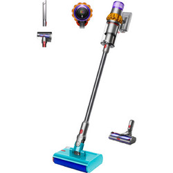 Dyson V15s Detect Submarine Nickel-Satin Gelb 448798-01 Επαναφορτιζόμενη Σκούπα Stick & Χειρός