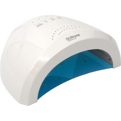 Premium Φουρνάκι Νυχιών LED/UV 24/48W για Ημιμόνιμο Βερνίκι Λευκό Οβάλ 19.5x14x8cm