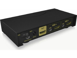 RaidSonic KVM Switch Icy Box IB-KVM8801-HU2 2 x HDMI