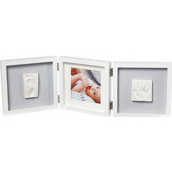 Baby Art Κορνίζα για Αποτύπωμα Μωρού My Baby Style Double για Κορίτσι Grey