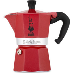 Bialetti Moka Express Μπρίκι Espresso 3cups Κόκκινο