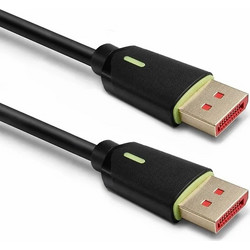 Qoltec Καλώδιο DisplayPort male - 1.5m Γκρι