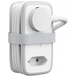 Orico Power Strip APP, 1 x Schuko - 1 x Socket - 2 x USB-A - 1 x USB-C, Λευκό Γκρι