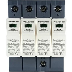 PowerPro Αντικεραυνικό Πίνακα Τύπου T1/T2 Τετραπολικό 3P+Ν Μέγιστου Ρεύματος Εκφόρτισης 50kA (53090475012)