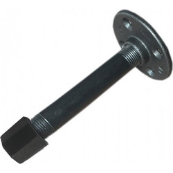 Pipe Hook Boruraf108 Grey Metal 22x8x2 cm