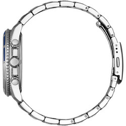 Citizen Ανδρικό Ρολόι Χρονογράφος με Ασημί Μεταλλικό Μπρασελέ AN8201-57L