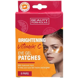 Beauty Formulas Vitamin C Brightening Geles Eye Patches για Λάμψη 2x6τμχ
