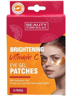 Beauty Formulas Vitamin C Brightening Geles Eye Patches για Λάμψη 2x6τμχ