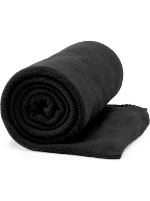 Κουβέρτα fleece LAMBERT από πολυεστέρα Black