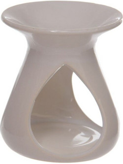 Puckator OB115B Puckator Κεραμικός επιτραπέζιος καυστήρας Αρωματιστής ρεσώ White Tear Drop