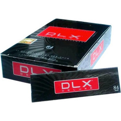 Κουτί με 24 τσιγαρόχαρτα DLX Deluxe 84mm Ultra fine λεπτό φύλλο 716165173656