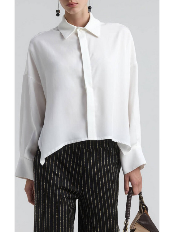 Namaste Γυναικείο Πουκάμισο Λευκό WW0426022-WHITE