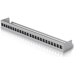 Ubiquiti UACC-Rack-Panel-Patch-Blank-24 - 24-Port Keystone Patch Panel Cat6 1U 19" Μαύρο
