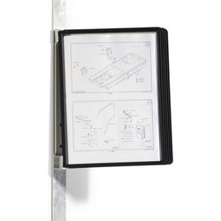DURABLE Vario Magnet Wall 5 - Τοίχ. στήριγμα με 5 SHERPA Sichttafeln A4 (μαύρο)