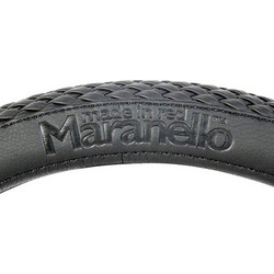 ΚΑΛΥΜΜΑ ΤΙΜΟΝΙΟΥ MARANELLO 37/43 cm (ΜΑΥΡΟ/ΚΟΚΚΙΝΗ ΡΑΦΗ/ΠΛΕΚΤΗ ΥΦΗ)