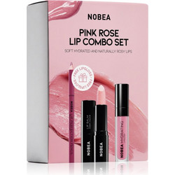 NOBEA Day-to-Day Pink Rose Lip Combo Set σετ δώρου για τα χείλη