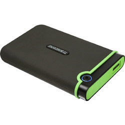 Transcend StoreJet 25M3C 2TB Εξωτερικός Σκληρός Δίσκος HDD 2.5" USB 3.1 USB-C Black Green