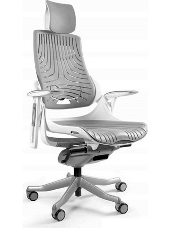 Wau TPE-8 office chair, grey/white elastomer W-609-W-TPE-8