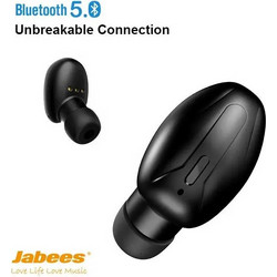 Jabees B9 Ακουστικά Bluetooth In Ear Ανθεκτικά στο Νερό Black
