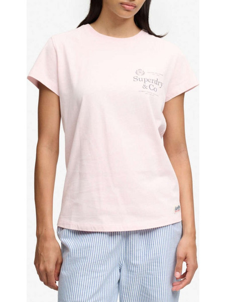 T-Shirt 'Luxe Casual Classic' SUPERDRY