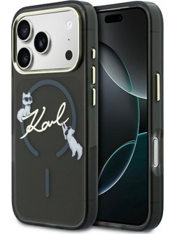 Karl Lagerfeld Script Logo MagSafe Θήκη Black (iPhone 18 Pro Max / 17 Pro Max)