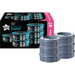 TOMMEE TIPPEE - Twist & Click Refill Ανταλλακτικά Κάδου - 6τμχ