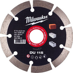 MILWAUKEE ΔΙΣΚΟΣ ΔΙΑΜΑΝΤΕ DU 115x22 (4932399521)