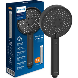 Philips Τηλέφωνο Ντουζ με Φίλτρο Μαύρο ASH1516BK/10