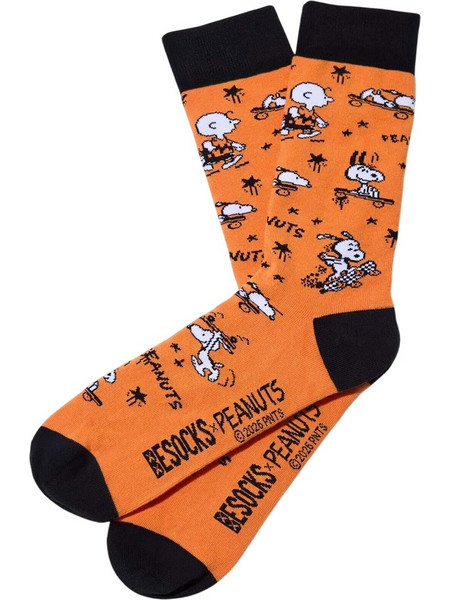 Besocks Snoopy Skate Ανδρικές Κάλτσες Πορτοκαλί 648078