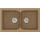 Sanitec Classic 340 Υποκαθήμενος Νεροχύτης Γρανίτη Ματ Granite Celtic Stone 78x50cm