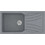 Sanitec Classic 324 Επικαθήμενος Νεροχύτης Γρανίτη Αντιστρεφόμενος Ματ Metallic Ice 100x50cm