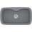 Sanitec Classic 321 Επικαθήμενος Νεροχύτης Γρανίτη Ματ Metallic Silver 83x51cm