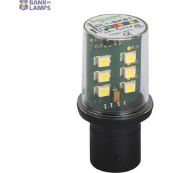 Flashing LED, 24 Vac/Vdc White