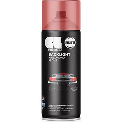 Cosmos Lac N712 Backlight Transparent Red Σπρέι Βαφής για Φανάρια Αυτοκινήτου 400ml