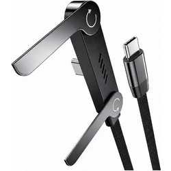 Vakoss TC-U570 Καλώδιο USB-C to USB-C 100W 1m Black