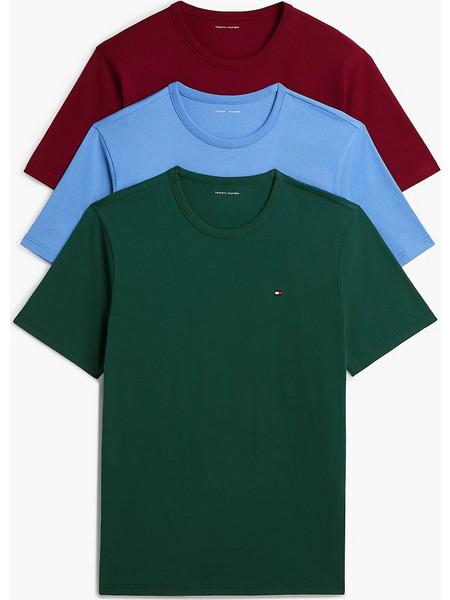 Tommy Hilfiger ανδρικά φανελάκια Crew Neck T-Shirts (Συσκ. 3 τεμαχίων)UM0UM03870-0RV Πολλαπλά
