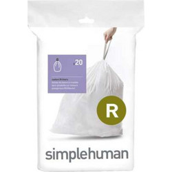 Simplehuman code R custom fit bin liners, pack of 20 (CW0201)