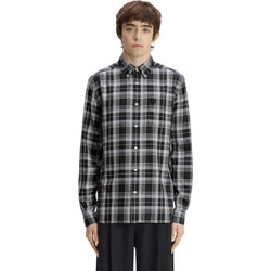 Fred Perry Ανδρικό Πουκάμισο Καρό Γκρι M3471-948