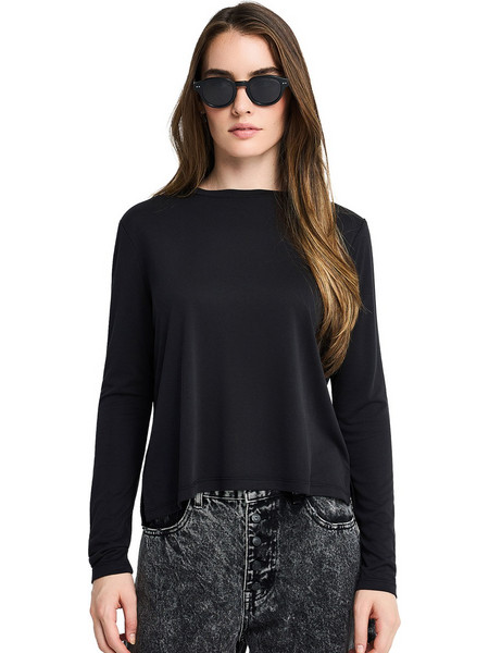 FUNKY BUDDHA ΜΠΛΟΥΖΑ ΓΥΝΑΙΚΕΙΑ FBL014-103-07-BLACK (BLACK)