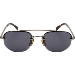 David Beckham DB7109/S 85KIR Ανδρικά Γυαλιά Ηλίου Τετράγωνα Κοκάλινα Μεταλλικά Μαύρα με Μαύρο Polarized Φακό