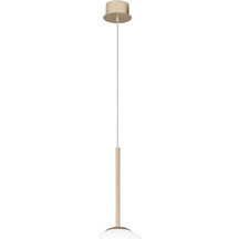 Ondaluce Jewel Κρεμαστό Φωτιστικό Οροφής Gold Λευκό O17cm SO.JEWEL/ORO