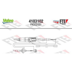 VALEO 4103102 - FKS02031 VALEO ΝΤΙΖΑ ΣΥΜΠΛΕΚΤΗ
