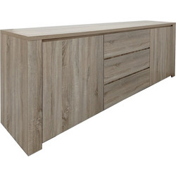 Μπουφές Kalya pakoworld σε sonoma απόχρωση 220x49x89.5εκ