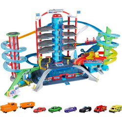 Majorette Super City Garage + 6 Vehicles Γκαράζ