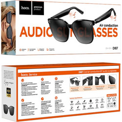 Bluetooth Hands Free Γυαλιά Ηλίου Hoco. DI87 v5.3 με Air-Conduction Ηχεία, Μικρόφωνο, Πλήκτρα Λειτουργίας Αφής και 6 Ώρες Λειτουργίας