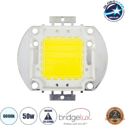 GLOBOSTAR COBCHIP Cob LED 50W 5000lm 120 DC 28-32V IP20 Ψυχρό Λευκό 6000K Dimmable - Bridgelux COB Chip