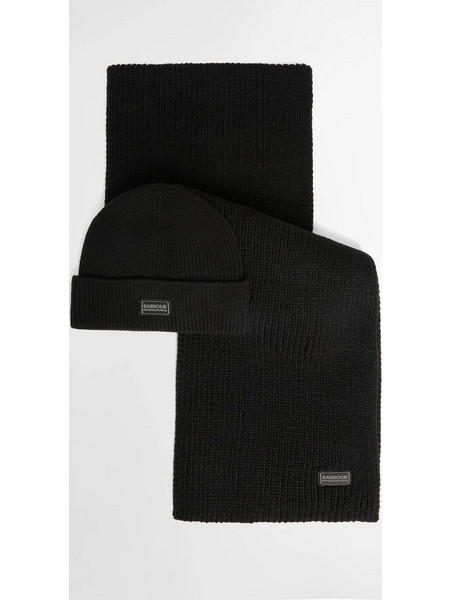 BARBOUR INTERNATIONAL Σετ δώρου Sweeper Legacy Beanie & κασκόλ