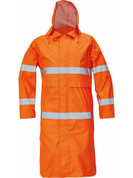 Αδιάβροχη καμπαρντίνα HI-VIS GORDON - FLUOR ORANGE