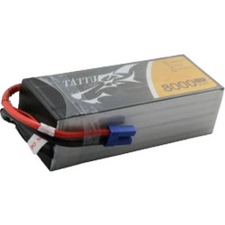 Tattu 8000mAh 22.2V 25C 6S1P Lipo Battery Pack with EC5