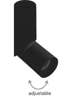 InLight Φωτιστικό Σποτ Οροφής LED 12W, 3CCT, Μαύρο, 36 D:5x16,5cm (9091-Black)